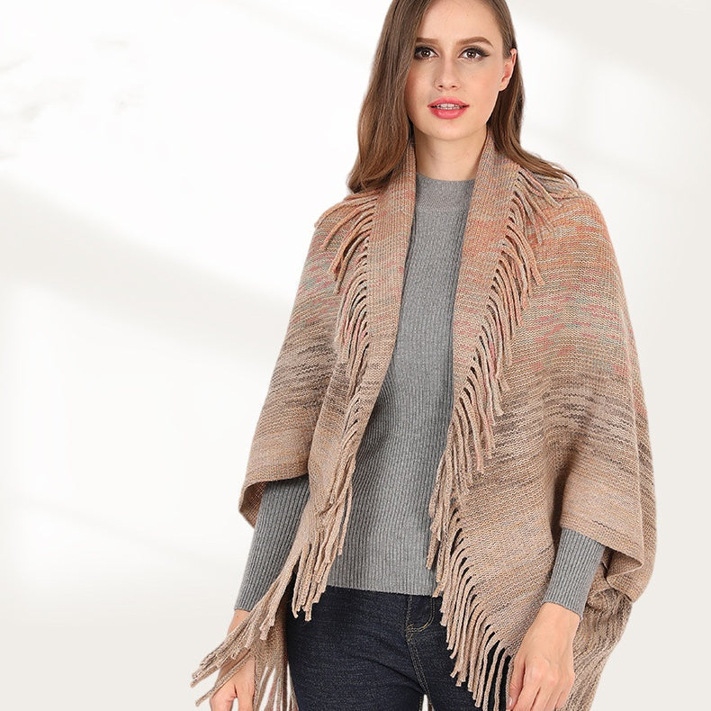 🔥Buy 2 Free Shipping✈️Women's Knitted Tassel Shawl Wrap