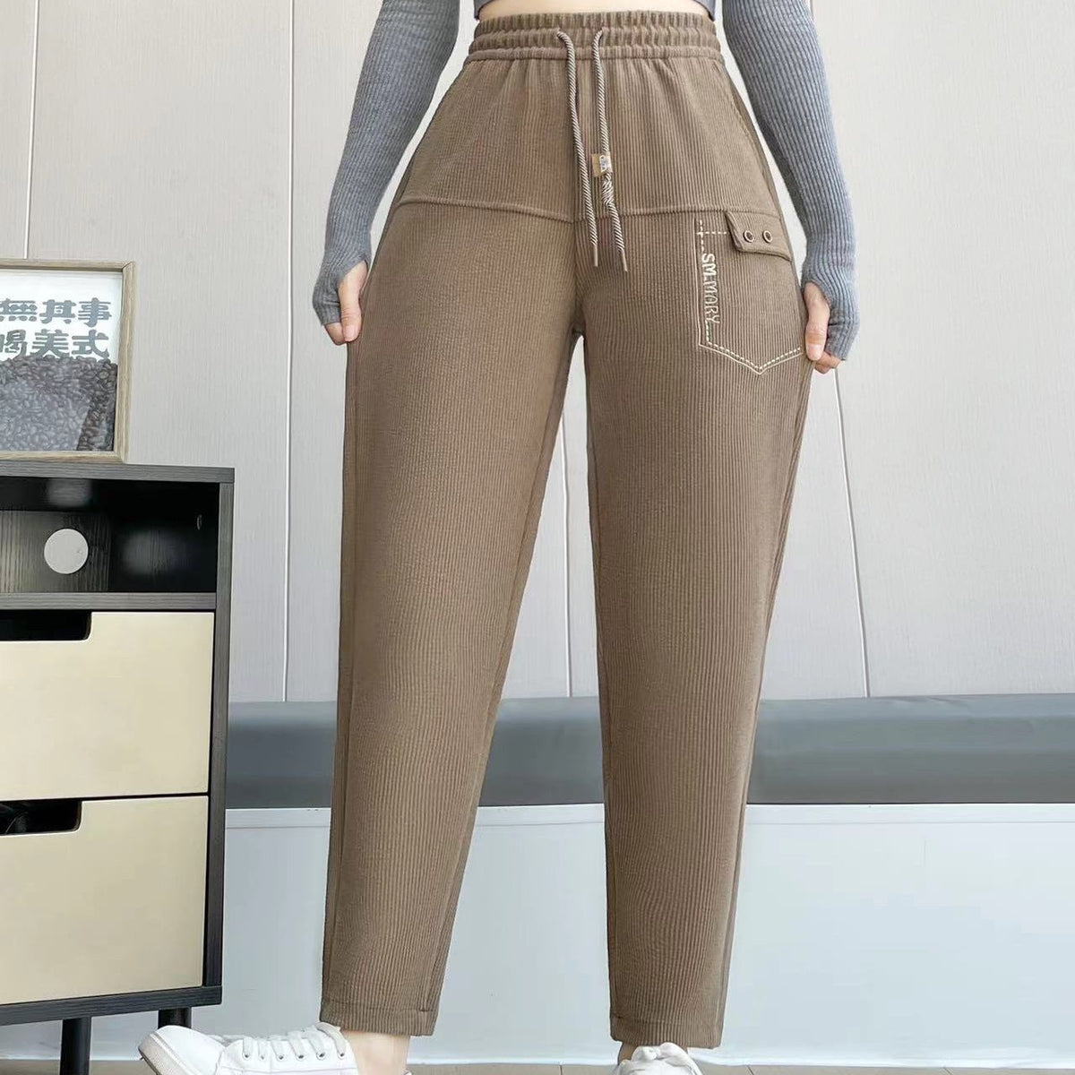 🔥Buy 2 Free Shipping✈️Women's Casual Straight-Leg Drawstring Pants with Pockets