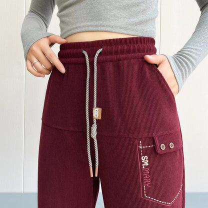 🔥Buy 2 Free Shipping✈️Women's Casual Straight-Leg Drawstring Pants with Pockets