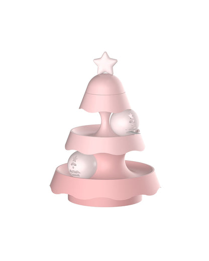 🔥Buy 2 Free Shipping✈️🎄Christmas Tree Illuminated Cat Ball track Toy