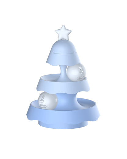 🔥Buy 2 Free Shipping✈️🎄Christmas Tree Illuminated Cat Ball track Toy