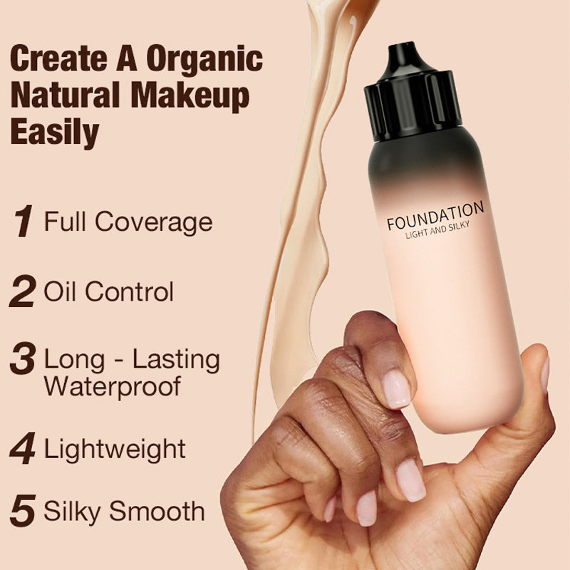 🔥 Hot SALE 49% OFF🔥Lightweight Waterproof Long-Lasting Natural Finish Foundation