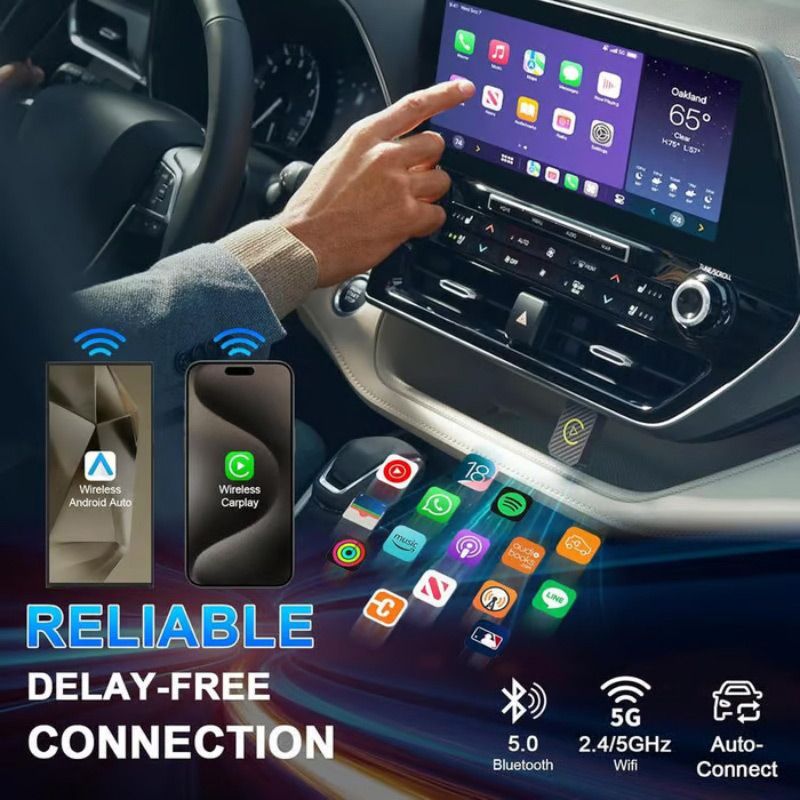 🥰2025 New Hot Sale - 49% OFF✨In-car Interconnection Wireless Carplay Adapter