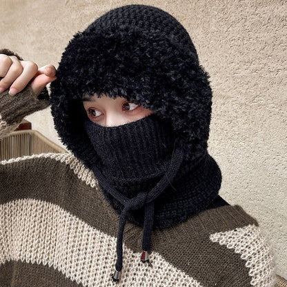 🎅🏻Christmas Sale 60% Off🎄Women's Winter One-Piece Knitted Beanie Scarf Mask 3-in-1 Balaclava