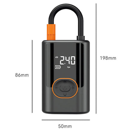 Multifunctional Portable Car Tire Inflator with Light