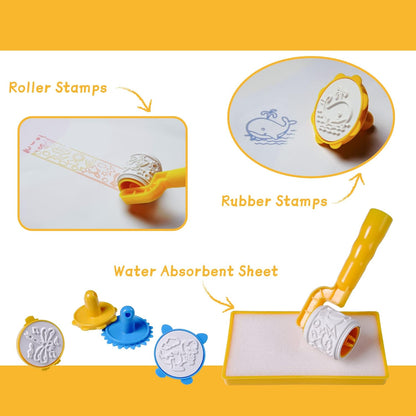 🔥Last Day Promotion 50% OFF🎁Water Doodle Mat ,Aqua Painting Drawing Mat Mess Free Learning Toy Mat