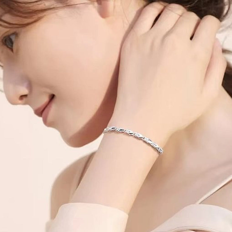 💥Buy 3 Get 1 Free✨Elegant Sparkling Lucky Clover Bracelet🍀