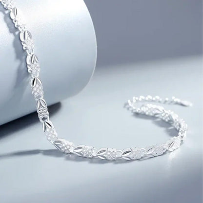 💥Buy 3 Get 1 Free✨Elegant Sparkling Lucky Clover Bracelet🍀