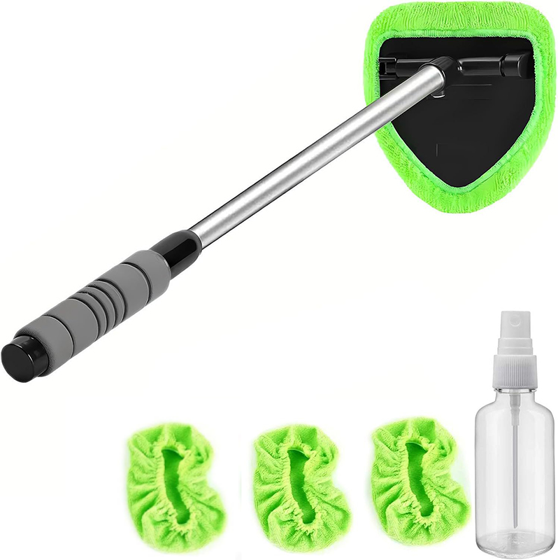 ✨NEW YEAR SALE- 49% OFF🤩Windshield Cleaning Tool Set with Extendable Handle