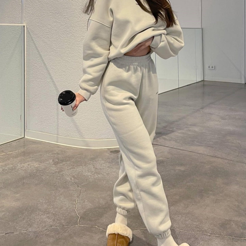Fashion Round Neck Top & Pants 2-Piece Set✈️Buy 2 Free Shipping