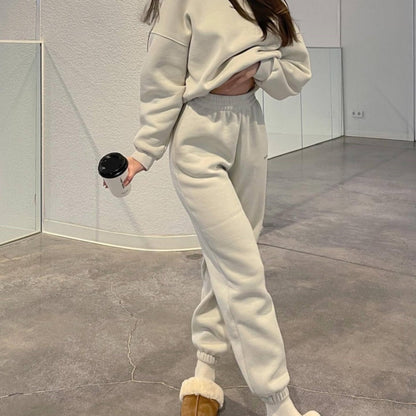 Fashion Round Neck Top & Pants 2-Piece Set✈️Buy 2 Free Shipping