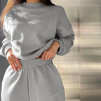 Fashion Round Neck Top & Pants 2-Piece Set✈️Buy 2 Free Shipping