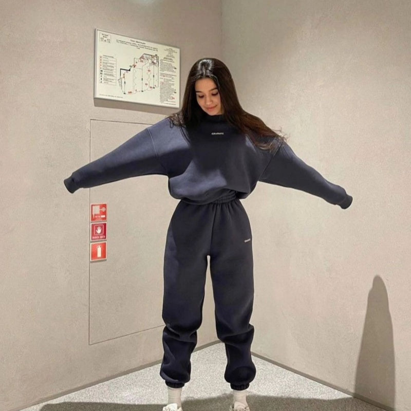 Fashion Round Neck Top & Pants 2-Piece Set✈️Buy 2 Free Shipping