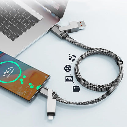 🎅Christmas Specials 50% OFF🎁🎄All-in-1 Portable Keychain 60W Fast Charging Cable