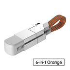 🎅Christmas Specials 50% OFF🎁🎄All-in-1 Portable Keychain 60W Fast Charging Cable