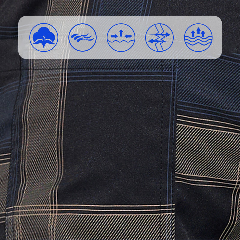 🥰Hot Sales - 49% OFF✨Men's Casual Plaid Pants with Pockets