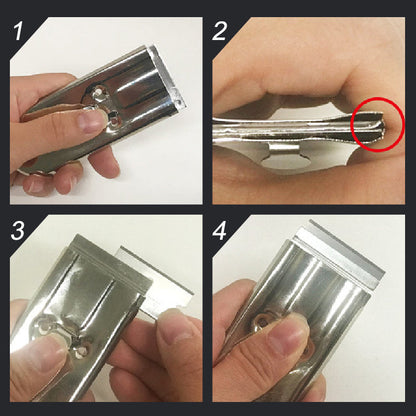🔥Buy 1 get 1  free🔥Mini Metal Razor Blade Scraper