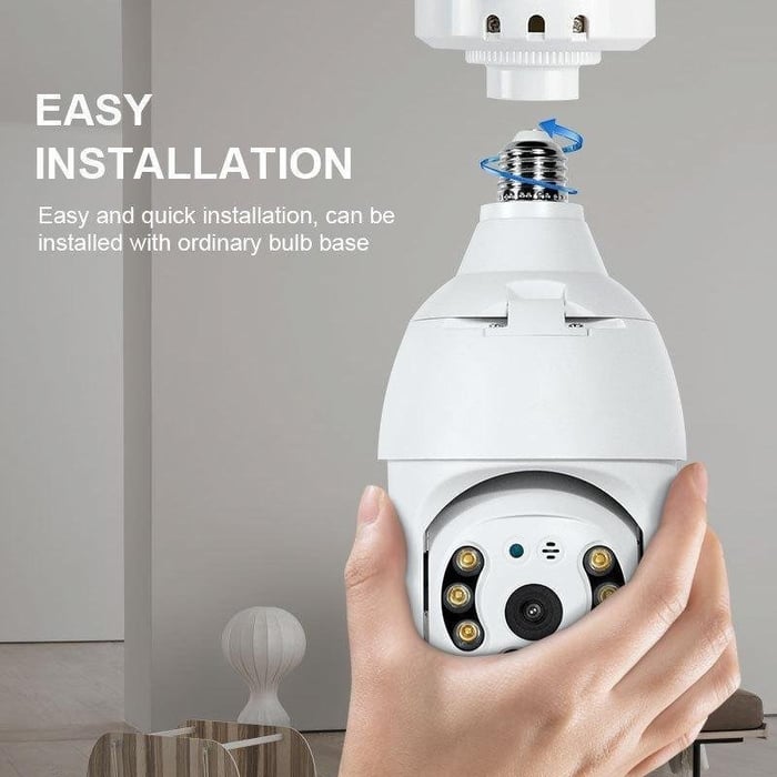 🔥Hot Sale 2025! 50% Off🔥Wireless WiFi Light Bulb Camera💡Security Cam👀 Grab Yours Now!