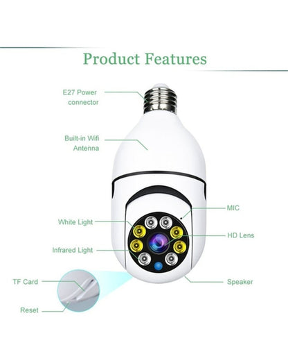 🔥Hot Sale 2025! 50% Off🔥Wireless WiFi Light Bulb Camera💡Security Cam👀 Grab Yours Now!