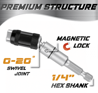 🎁Hot Sale 50% OFF💥MAGNETIC PIVOT DRILL BIT HOLDER🛠️