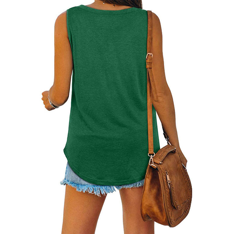 🔥2026 HOT SALE 50% OFF⏳All-Match V-Neck Solid Color Vest