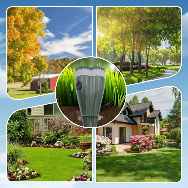 💥Hot Sale 70% OFF☘️Solar Powered Waterproof Screw Mole Repellent🐁🚫