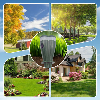 💥Hot Sale 70% OFF☘️Solar Powered Waterproof Screw Mole Repellent🐁🚫