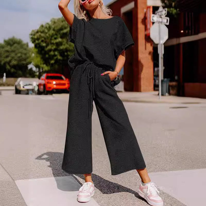 🌷Summer Hot Sale 50% OFF🍃Women's Summer 2 Piece Lounge Outfits✨
