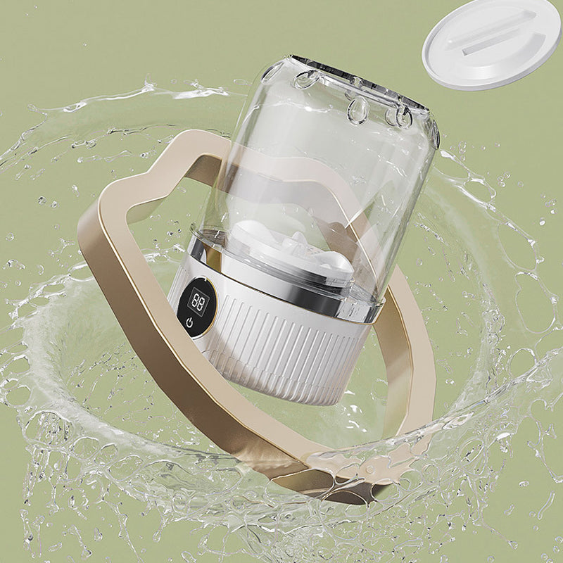 Limited Sale 50% OFF🎁Free your hands🥰Wireless Charging Mini Washing Machine