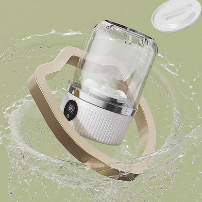 Limited Sale 50% OFF🎁Free your hands🥰Wireless Charging Mini Washing Machine