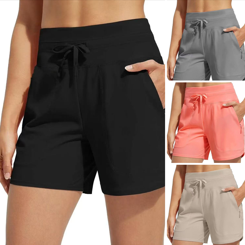 🌞 Last Day Promotion-60% OFF ❄️Women's High-Waisted Quick-Dry Swim Shorts
