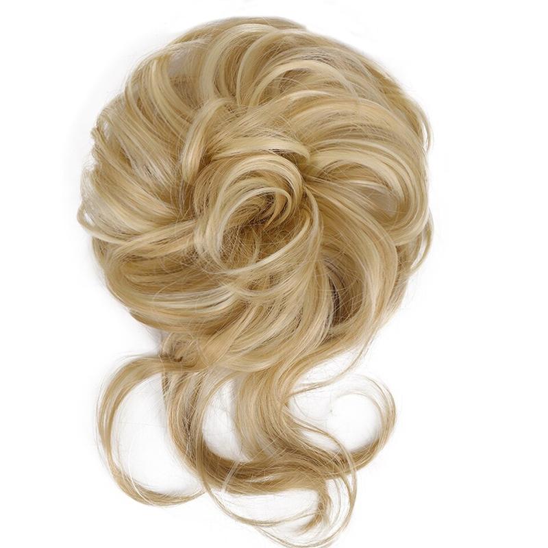⏳LAST DAY - BUY 1 GET 1 FREE + FREE GIFT!!🎁Messy Curly Hair Bun Scrunchie Extensions🎀