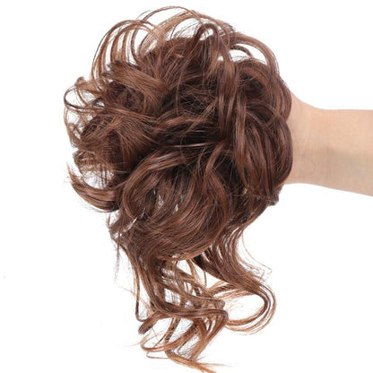 ⏳LAST DAY - BUY 1 GET 1 FREE + FREE GIFT!!🎁Messy Curly Hair Bun Scrunchie Extensions🎀