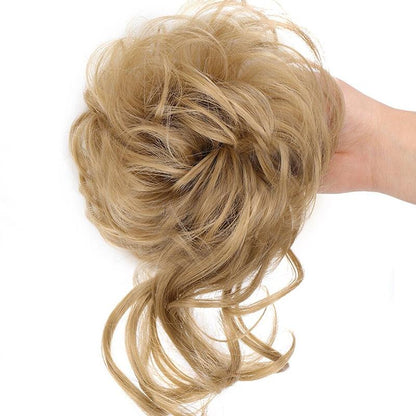 ⏳LAST DAY - BUY 1 GET 1 FREE + FREE GIFT!!🎁Messy Curly Hair Bun Scrunchie Extensions🎀