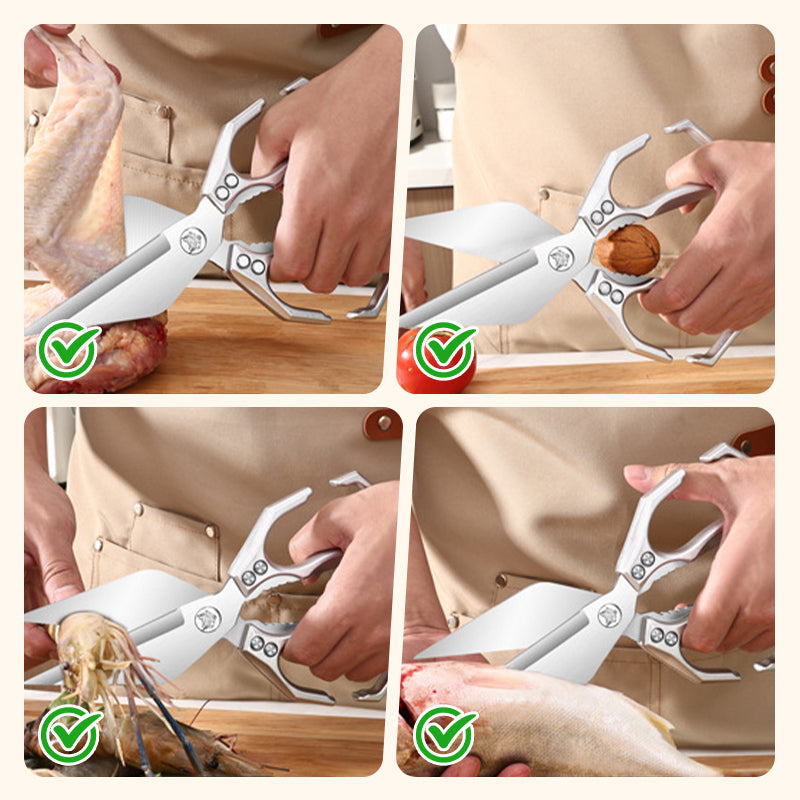 🔥Last Day Sale 50%OFF🔥Multifunctional Heavy-Duty Kitchen Shears Scissors