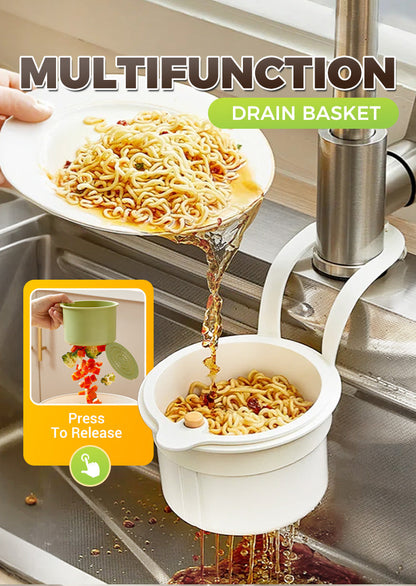 🔥Hot Sale🔥Must-Have Kitchen Helper! Essential Sink Drain Basket With No Drilling Design