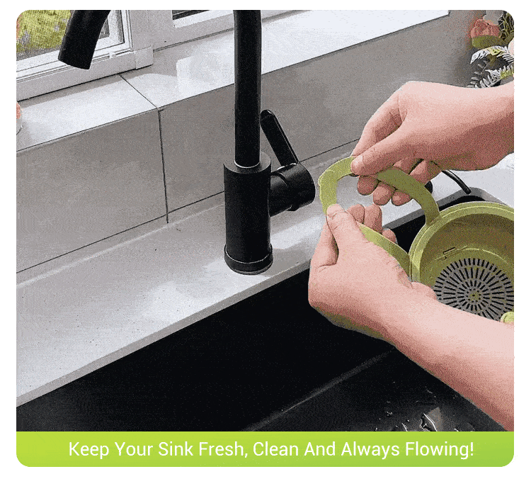 🔥Hot Sale🔥Must-Have Kitchen Helper! Essential Sink Drain Basket With No Drilling Design