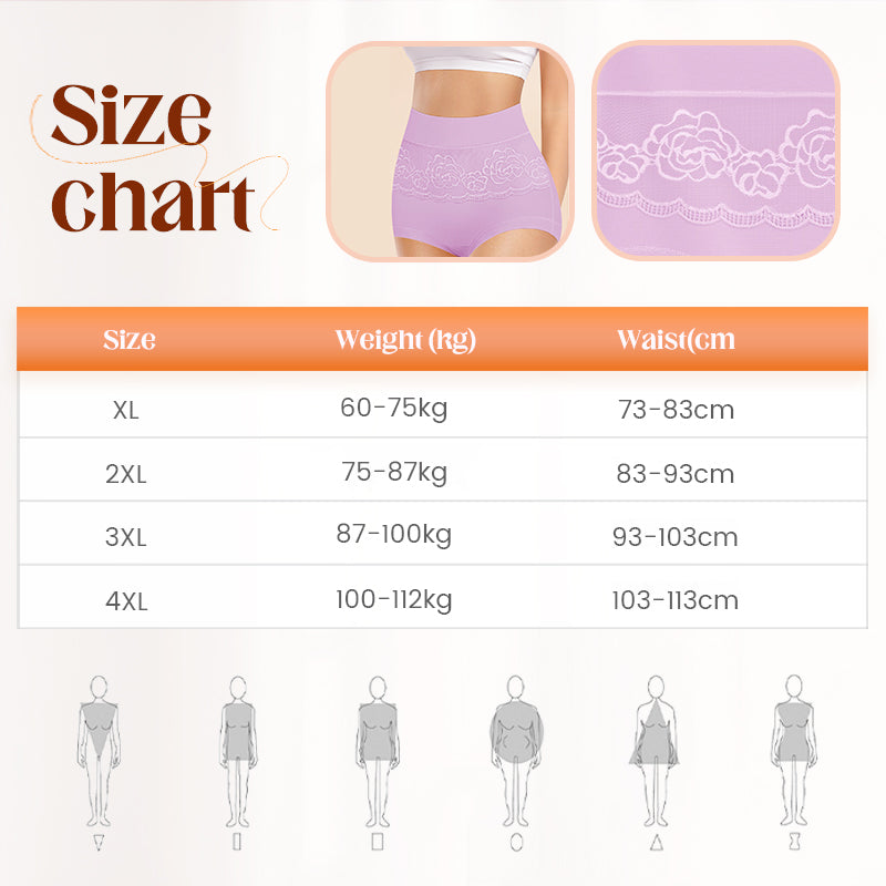 😍 Buy 1 Get 2 Free😍Women's Large Size High Waisted Panties