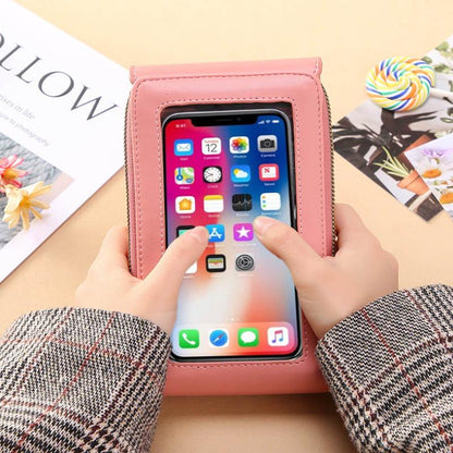 🏆Last Day Promotion：ONLY ￡7.99!!👜📱 Simple and elegant women's touchscreen crossbody phone wallet