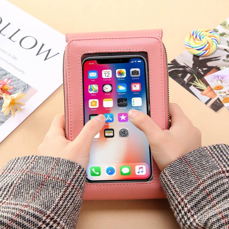🔥Hot Sale 60% OFF -🎁Women's Touch Screen Mobile Phone Messenger bag
