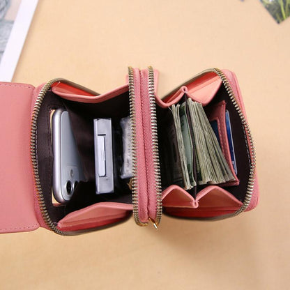 🏆Last Day Promotion：ONLY ￡7.99!!👜📱 Simple and elegant women's touchscreen crossbody phone wallet