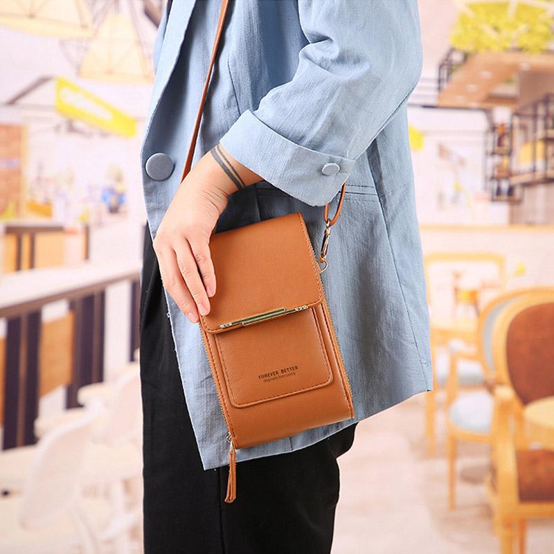 🏆Last Day Promotion：ONLY ￡7.99!!👜📱 Simple and elegant women's touchscreen crossbody phone wallet
