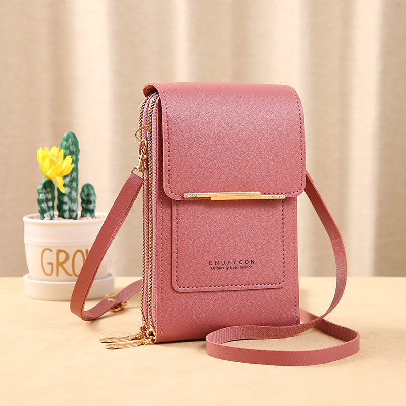 🏆Last Day Promotion：ONLY ￡7.99!!👜📱 Simple and elegant women's touchscreen crossbody phone wallet