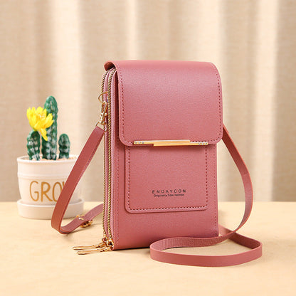🏆Last Day Promotion：ONLY ￡7.99!!👜📱 Simple and elegant women's touchscreen crossbody phone wallet