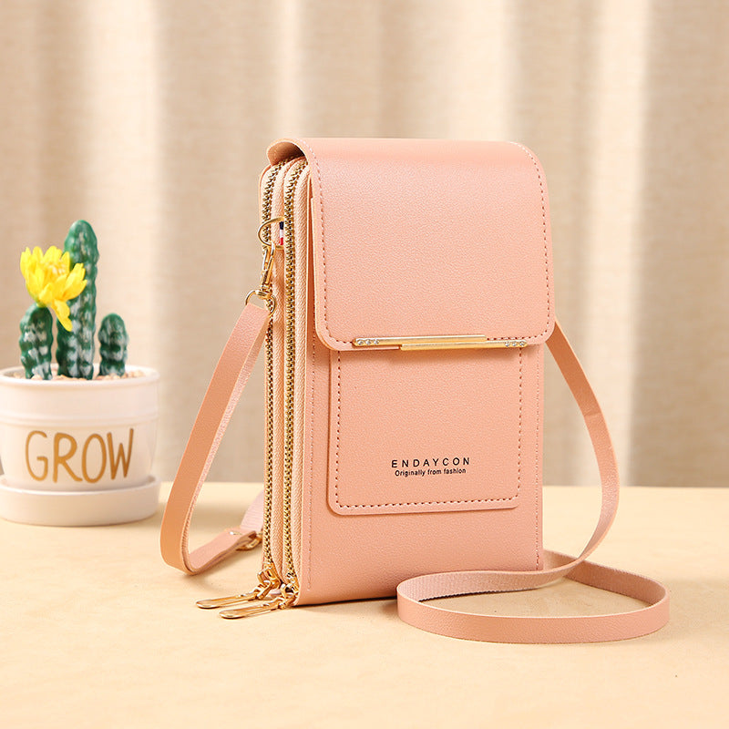 🏆Last Day Promotion：ONLY ￡7.99!!👜📱 Simple and elegant women's touchscreen crossbody phone wallet