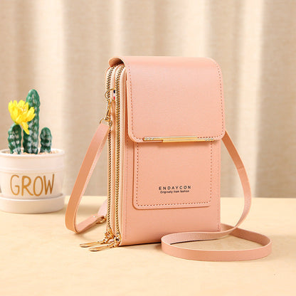 🏆Last Day Promotion：ONLY ￡7.99!!👜📱 Simple and elegant women's touchscreen crossbody phone wallet