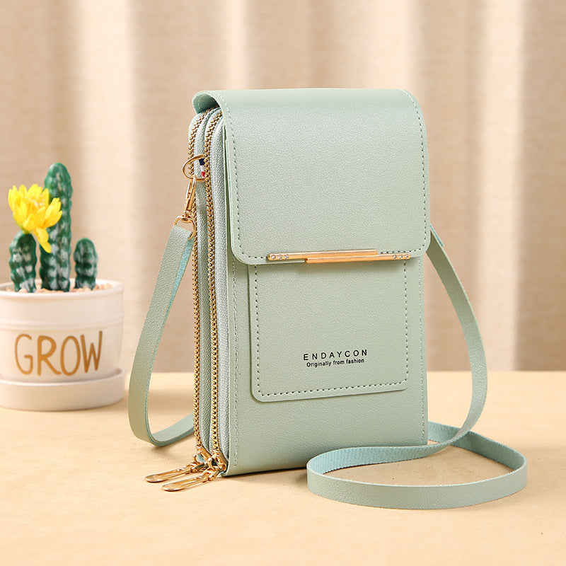 🏆Last Day Promotion：ONLY ￡7.99!!👜📱 Simple and elegant women's touchscreen crossbody phone wallet