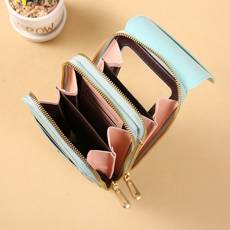 🏆Last Day Promotion：ONLY ￡7.99!!👜📱 Simple and elegant women's touchscreen crossbody phone wallet