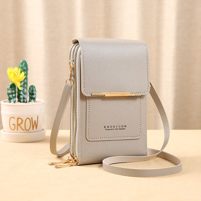 🏆Last Day Promotion：ONLY ￡7.99!!👜📱 Simple and elegant women's touchscreen crossbody phone wallet