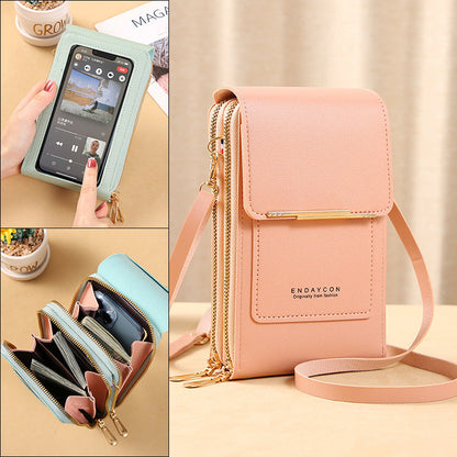 🏆Last Day Promotion：ONLY ￡7.99!!👜📱 Simple and elegant women's touchscreen crossbody phone wallet